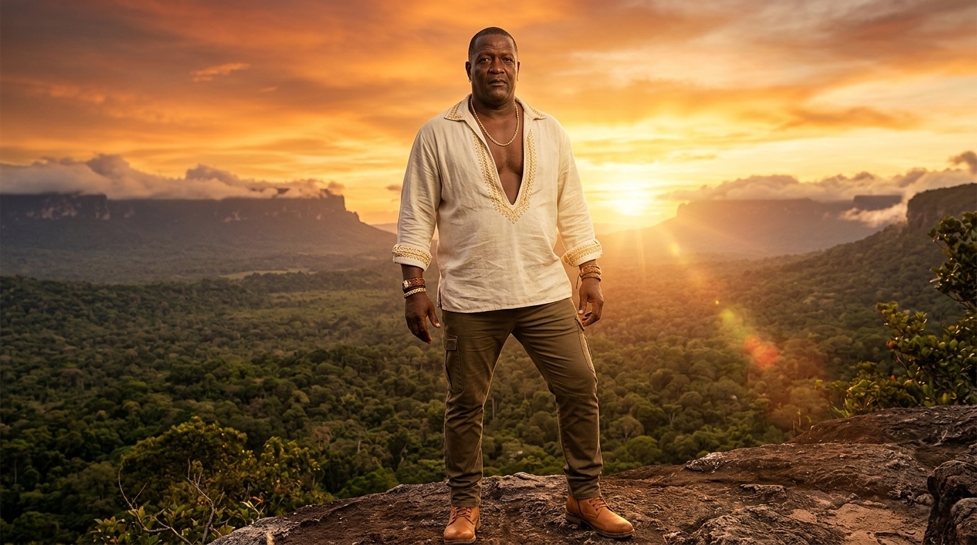 Papa Mark Guyana sunset